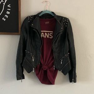 Studded Leather Jacket